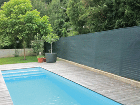 Vergroot de privacy met tuinhekbekleding.