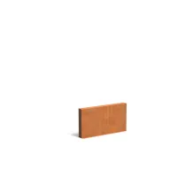 Tuinmuur 150x15x80 cm cortenstaal