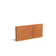 Tuinmuur 300x15x135 cm cortenstaal