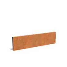 Tuinmuur 400x15x100 cm cortenstaal