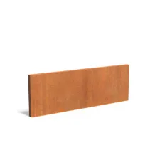 Tuinmuur 400x15x135 cm cortenstaal