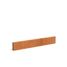 Tuinmuur 400x15x60 cm cortenstaal