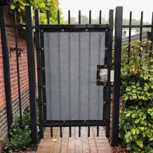 Tuinpoort winddoek 91x90cm links