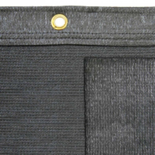 Zichtdoek 90% Antraciet 120 cm hoog met ogen doek